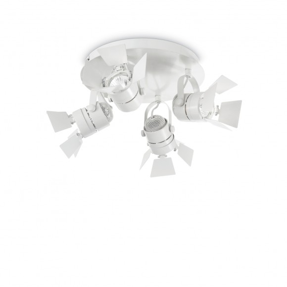 Ideal Lux 122281 přisazené stropní bodové svítidlo Ciak 4x50W|GU10 - bílé