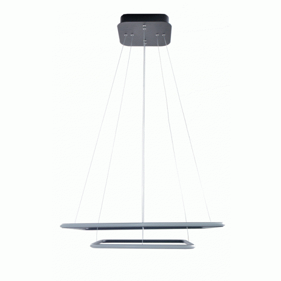 LEDKO 00462 LED závěsné stropní svítidlo 85W|3000K - černé