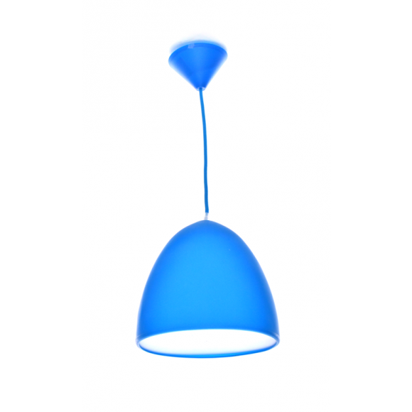 LEDKO 00398 závěsné stropní svítidlo 1x40W|E27 - modré