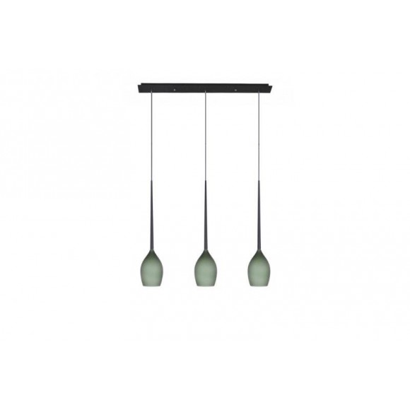 Azzardo AZ2323 závěsný lustr Izza 3 3x50W | E14 | IP20 - olivová