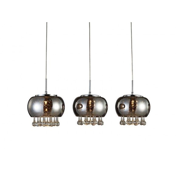 Azzardo AZ2454 závěsné stropní svítidlo Quince 3 Line závěsný lustr 3x40W | G9 | IP20 - chrom