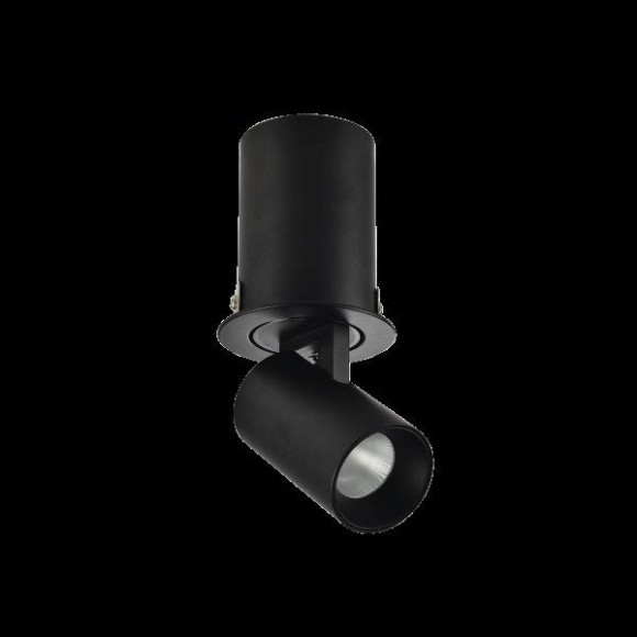 Azzardo AZ2829 LED zápustné stropní bodové svítidlo Luna 1x15W | 1270lm | 3000K | IP20 - stmívatelné, černá