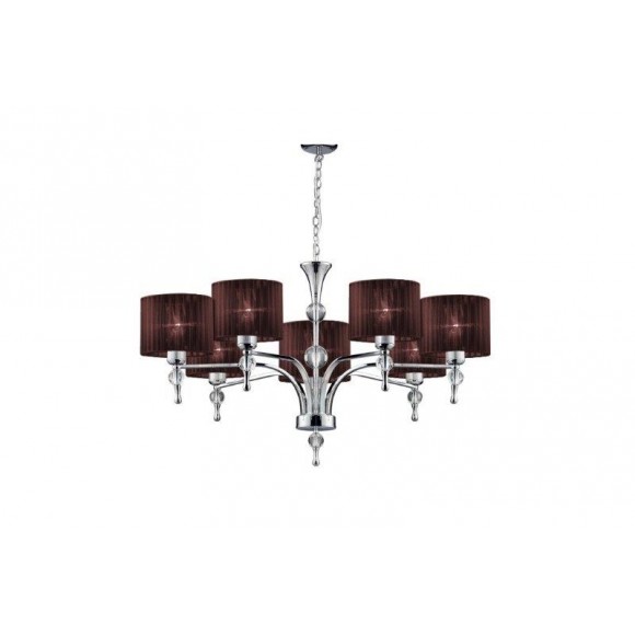 Azzardo AZ2902 závěsné stropní svítidlo Impress 7 7x60W | E27 | IP20 - hnědá