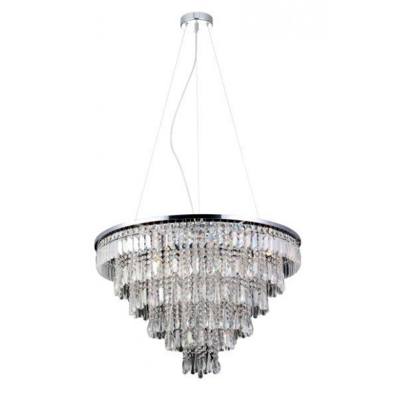 Azzardo AZ2926 závěsné stropní svítidlo Kalabria XL 12x40W | G9 | IP20 - čiré sklo