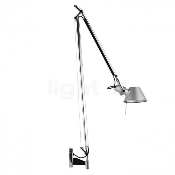 LED Artemide Tolomeo braccio nástěnná lampa 11W, leštěný hliník