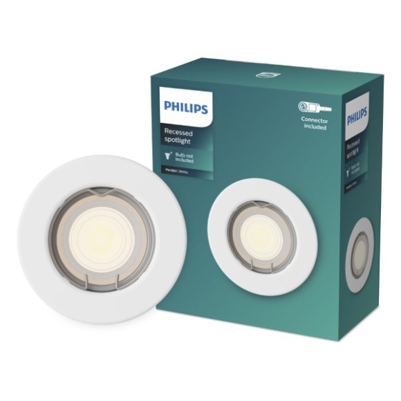 Philips 8720169392724 zápustný rámeček Peridot GU10 | bílá