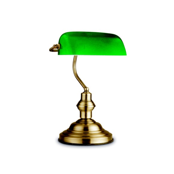 Globo 24934 stolní svítidlo Antique 1x60W | E27 - mosaz, zelená
