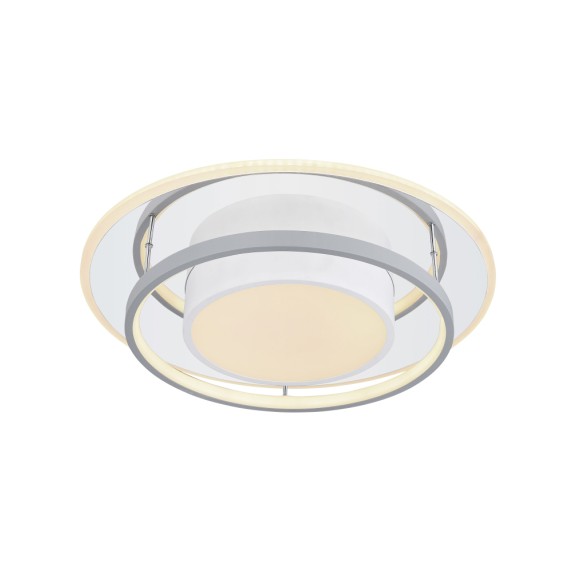 Globo 48017-60R LED stropní svítidlo Leola 1x50W | 2400lm | 3000-6000K - bílá, šedá, opál