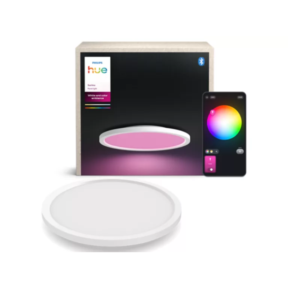 Philips Hue  8721103044594 přisazené stropní svítidlo Surimu  | 60W integrovaný LED zdroj | 2850lm | 2000-6500K | rgb - barevné | stmívač | bílá