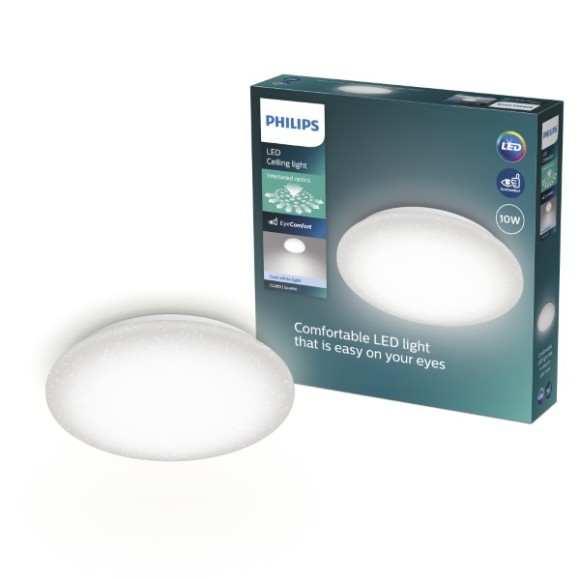 Philips 8721103068996 LED přisazené stropní svítidlo CL200 | 10W integrovaný LED zdroj | 1100lm | 4000K | bílá