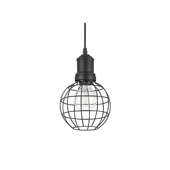 závěsné svítidlo Ideal Lux Cage SP1 1x60W E27 - industriální design
