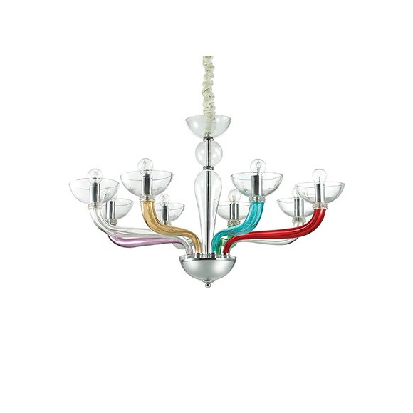 Ideal Lux 104799 závěsné stropní svítidlo Casanova 12x40W|E14