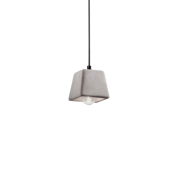 závěsné svítidlo Ideal Lux Oil-7 SP1 1x60W E27 - cementové překvapení