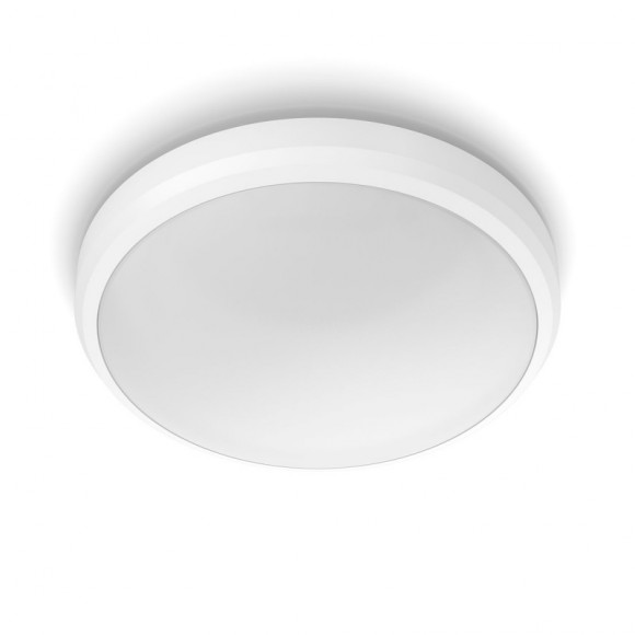 Philips Doris CL257 LED koupelnové stropní svítidlo 1x6W | 600lm | 2700K | IP44 - ochrana EyeComfort, bílá