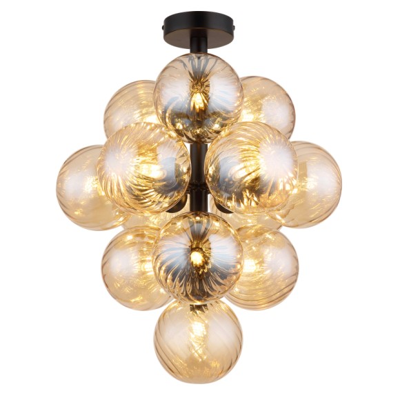 Globo 56146D LED přisazené stropní svítidlo CONOR  integrovaný LED zdroj | černá