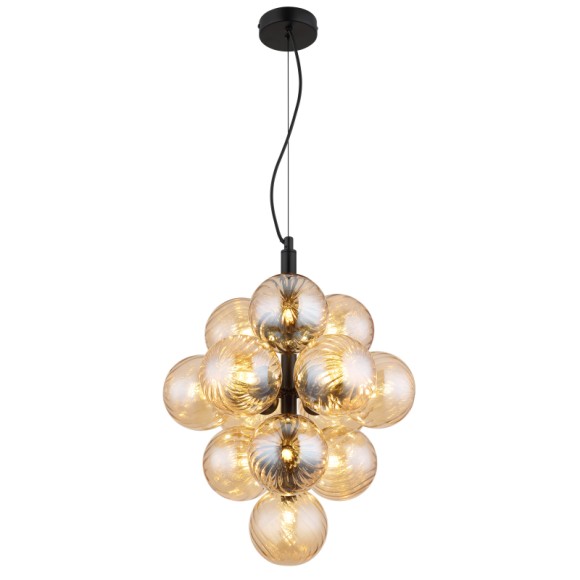Globo 56146H LED závěsné stropní svítidlo CONOR integrovaný LED zdroj | černá