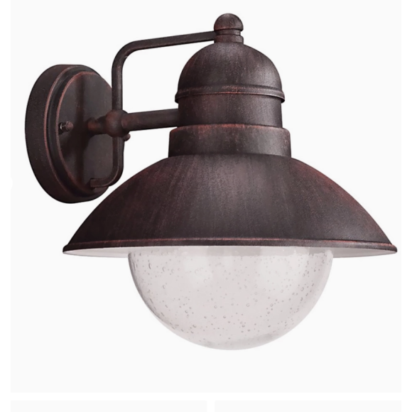 Philips Massive 17480/86/PN venkovní nástěnné svítidlo Damascus 1x60W|E27|IP44 - nahrazuje 17237/86/10
