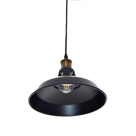 LEDKO 00351 závěsné stropní svítidlo 1x40W | E27 - černé