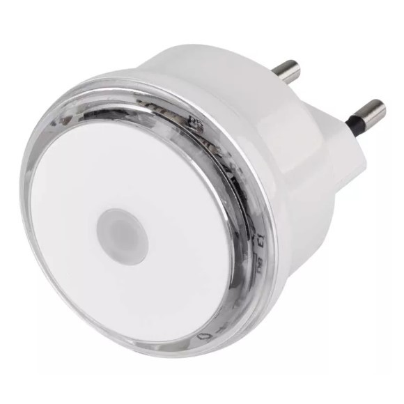 Emos P3306 noční svítidlo s fotosenzorem do zásuvky 2lm - automatické vypnutí/zapnutí, studená bílá