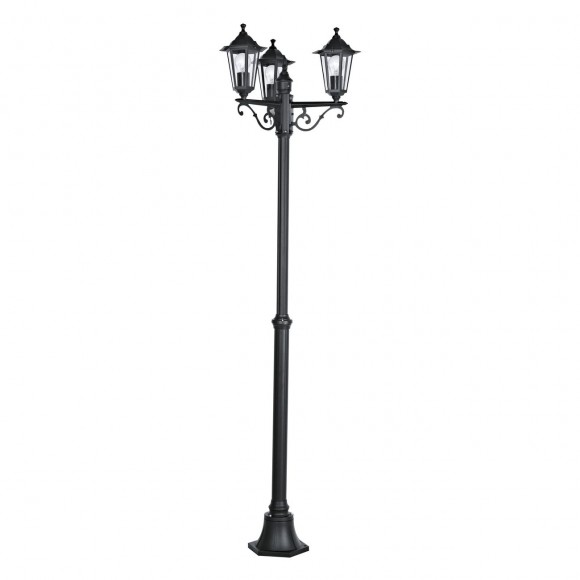 Eglo 22145 venkovní ​​stojací svítidlo Laterna 4 3x60W | E27 | IP44 - černá