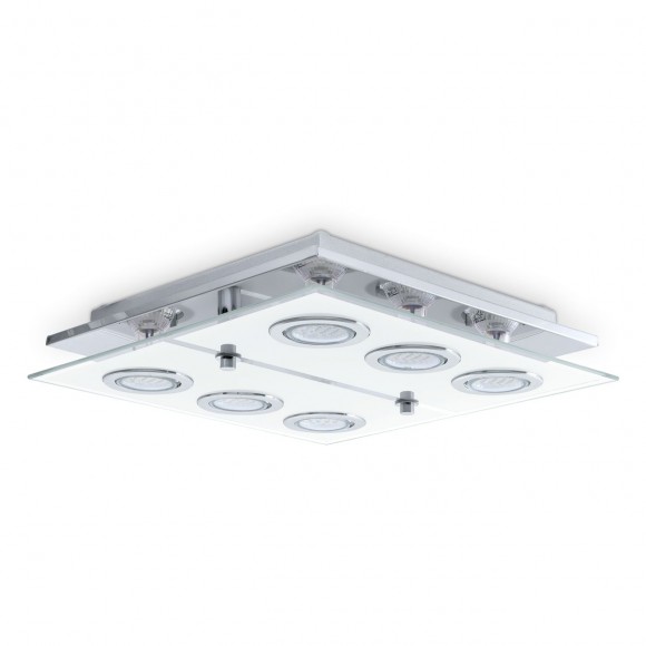 Eglo 30932 LED přisazené stropní svítidlo Cabo 6x3W | GU10 | 1440lm | 3000K - chrom