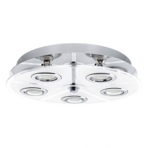 Eglo 30933 LED přisazené stropní svítidlo Cabo 5x3W | GU10 |1200lm | 3000K - chrom