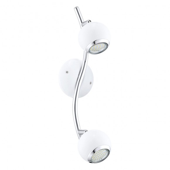 Eglo 31002 LED přisazené bodové svítidlo Bimeda 2x3W | 480lm | GU10 | 3000K - bílá, chrom