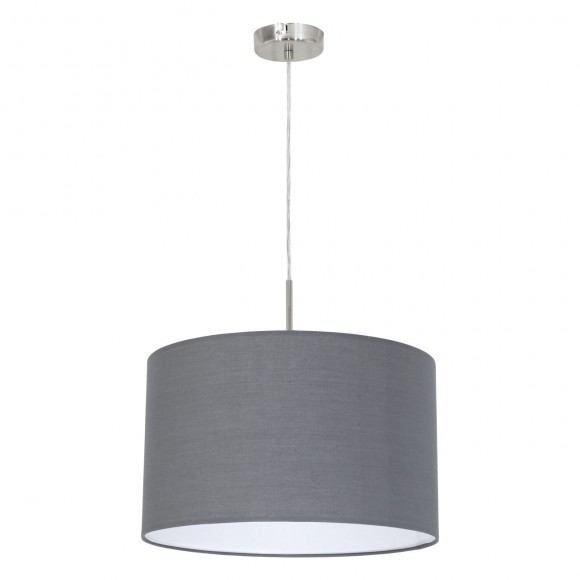 Eglo 31573 závěsné stropní svítidlo Paster 1x60W | E27 - šedá