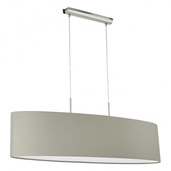 Eglo 31585 závěsné stropní svítidlo Paster 2x60W | E27 - šedohnědá