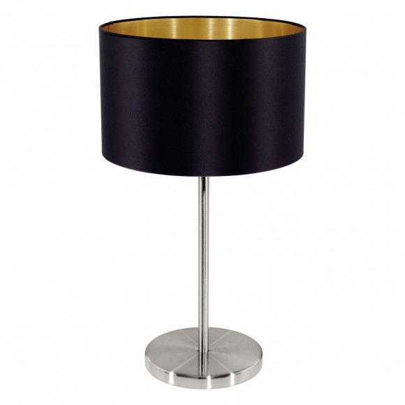 Eglo 31627 stolní svítidlo Maserlo 2x60W | E27 - černá, zlatá