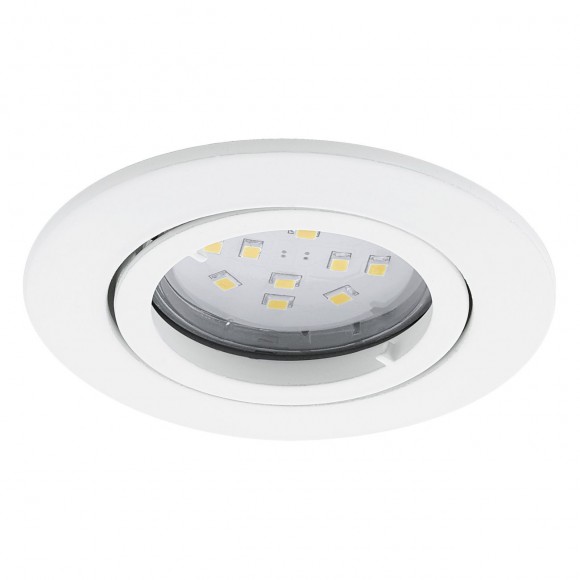 Eglo 31683 LED výklopné zápustné bodové svítidlo Tedo 3x5W | GU10 | 3x400lm | 3000K - set 3ks, bílá