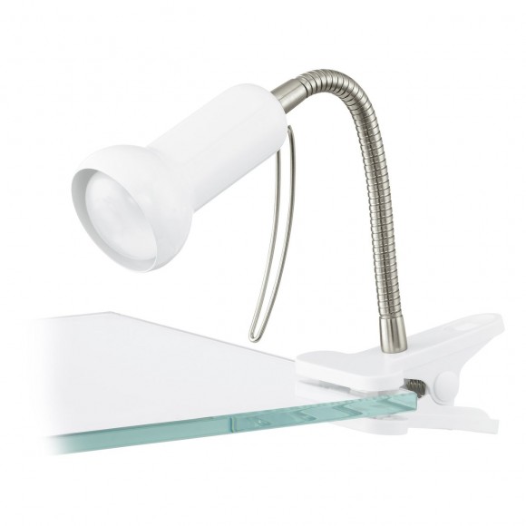 Eglo 81262 svítidlo s klipem Fabio 1x40W | E14 - bílá