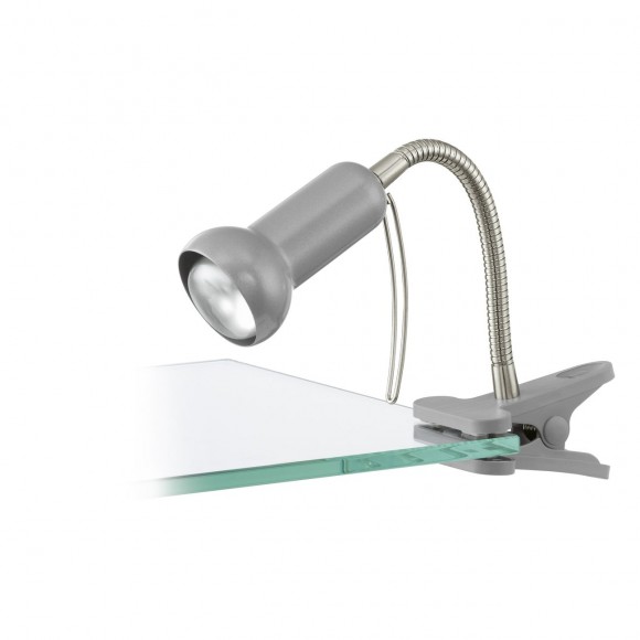 Eglo 81265 svítidlo s klipem Fabio 1x40W | E14 - stříbrná
