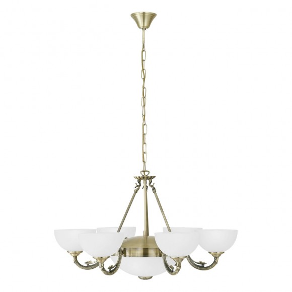Eglo 82749 závěsné stropní svítidlo Savoy 6x40W+2x60W | E14+E27 - bronz
