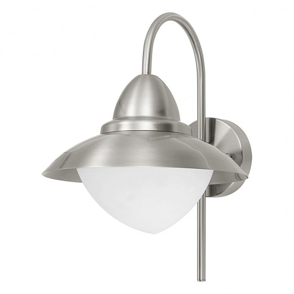 Eglo 83966 venkovní ​​nástěnné svítidlo Sidney 1x60W | E27 | IP44 - nerez