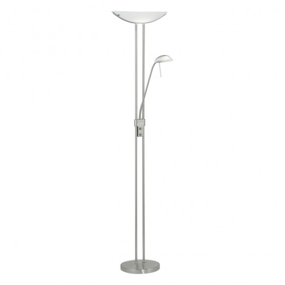 Eglo 85971 stojací svítidlo Baya 1x230W+1x33W | R7S+G9 - matný nikl