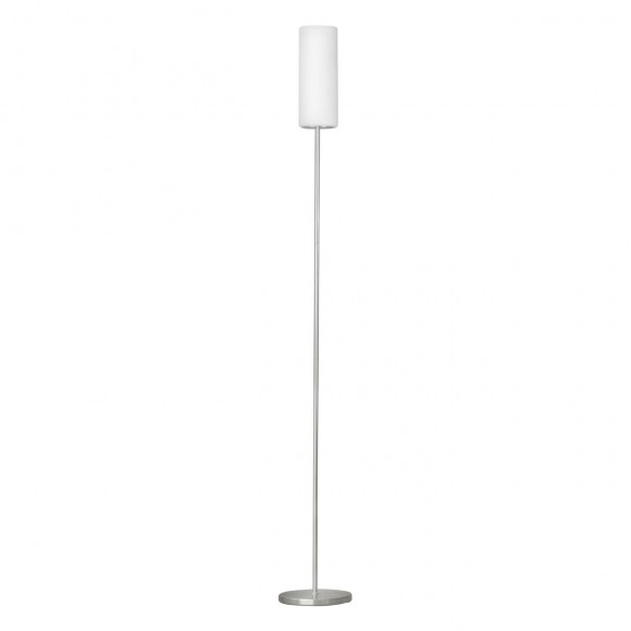 Eglo 85982 stojací svítidlo Troy 3 1x60W | E14 - matný nikl, bílá
