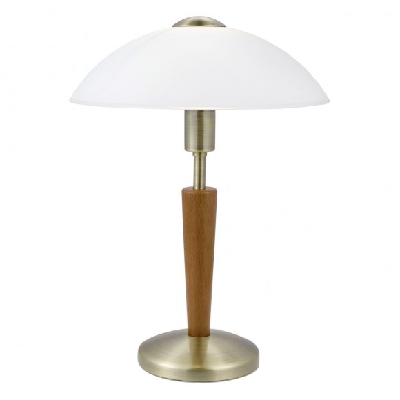 Eglo 87256 stolní svítidlo Solo 1 1x60W | E14 - bronz, dřevo