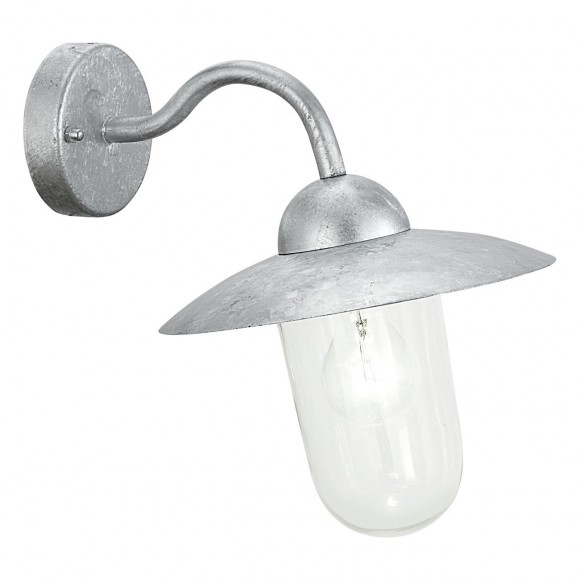 Eglo 88489 venkovní nástěnné ​​svítidlo Milton 1x60W | E27 | IP44 - nerez