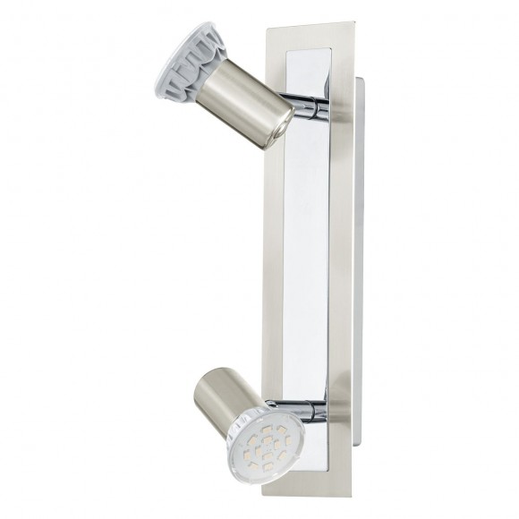 Eglo 90915 přisazené bodové svítidlo Rotello 2x5W | GU10 - matný nikl, chrom