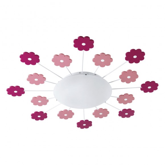 Eglo 92147 dětské přisazené stropní svítidlo Viki 1 1x60W | E27 - růžová