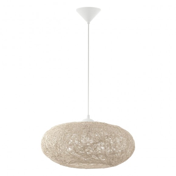 Eglo 93374 závěsné stropní svítidlo Campilo 1x60W | E27 - béžová