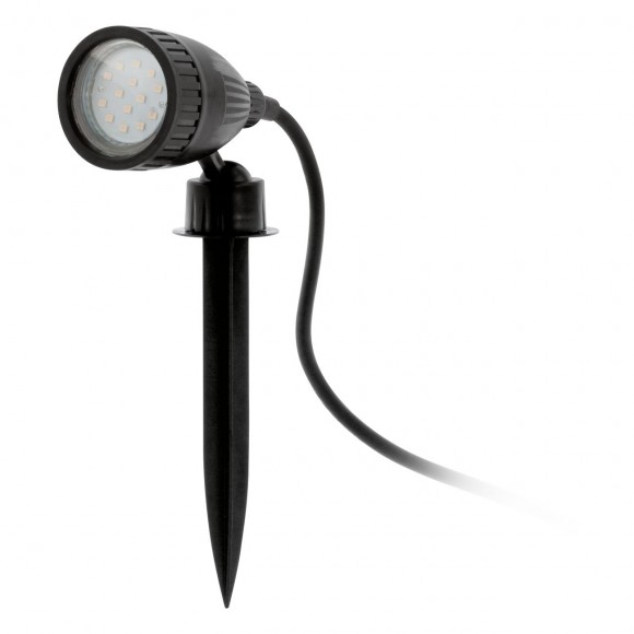 Eglo 93384 LED venkovní reflektor Nema 1 1x3W | GU10 | 200lm | 3000K | IP44 - k zapíchnutí