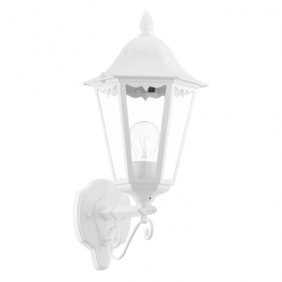Eglo 93446 venkovní ​​nástěnné svítidlo Navedo 1x60W | E27 | IP44 - bílá