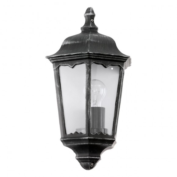 Eglo 93459 venkovní ​​nástěnné svítidlo Navedo 1x60W | E27 | IP44 - černá