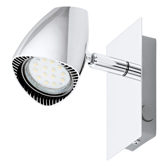 Eglo 93672 LED nástěnné svítidlo Corbero 1x3W | GU10 | 240lm | 3000K - chrom