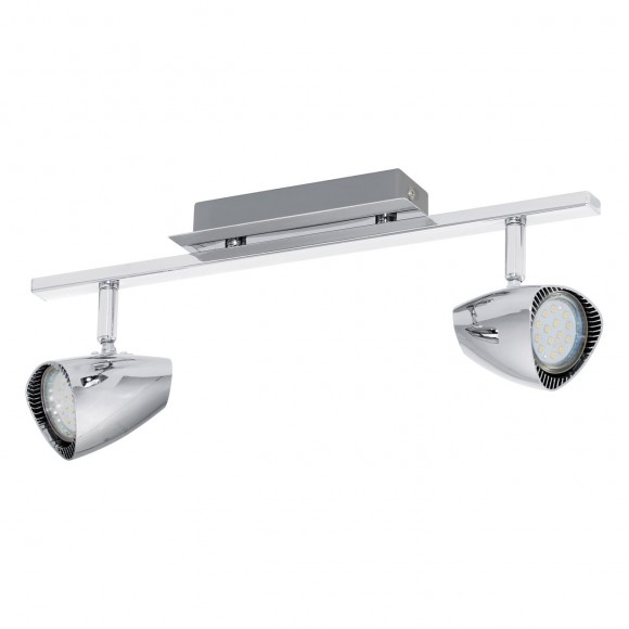 Eglo 93673 LED přisazené bodové svítidlo Corbero 2x3W | GU10 | 480lm | 3000K - chrom