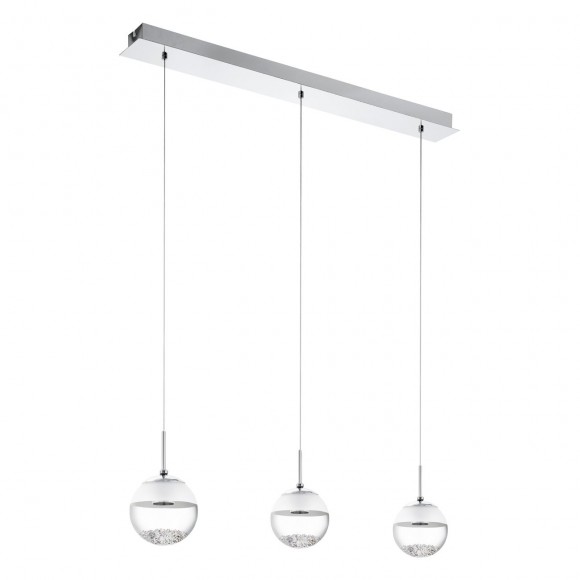 Eglo 93784 LED závěsné stropní svítidlo Montefio 1 3x5W | 1440lm | 3000K - chrom