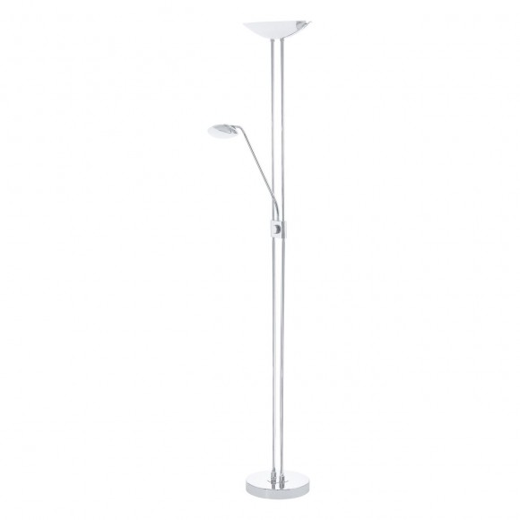 Eglo 93875 LED stojací svítidlo Baya 1x20W+2,5W+2,5W | 1950lm+240lm+250lm | 3000K - stmívatelné, chrom