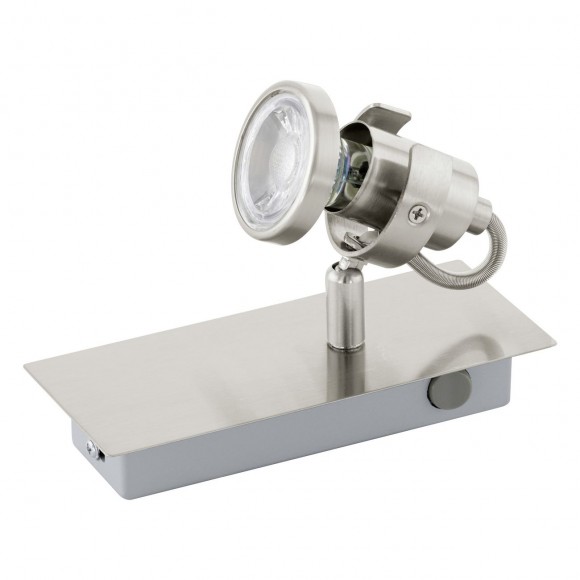 Eglo 94144 LED přisazené bodové svítidlo Tukon 3 1x3,3W | GU10 | 240lm | 3000K - matný nikl